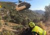 La Guardia Civil rescata en helicóptero a un parapentista accidentado en Sierra Mágina