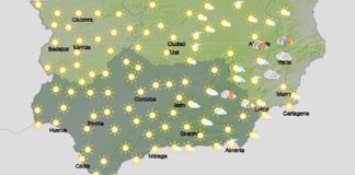 En las sierras probables tormentas por la tarde que pueden ir localmente acompañadas de granizo