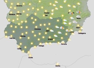 En las sierras probables tormentas por la tarde que pueden ir localmente acompañadas de granizo